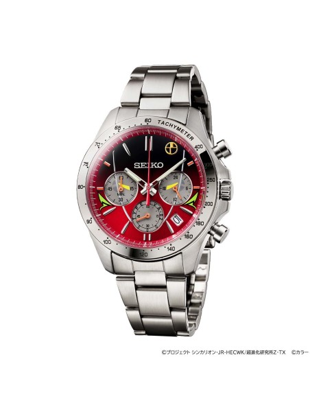 Seiko Evangelion Shinkansen 500 TYPE EVA-02 JDM Limited Edition hecho en Japón 39.8mm